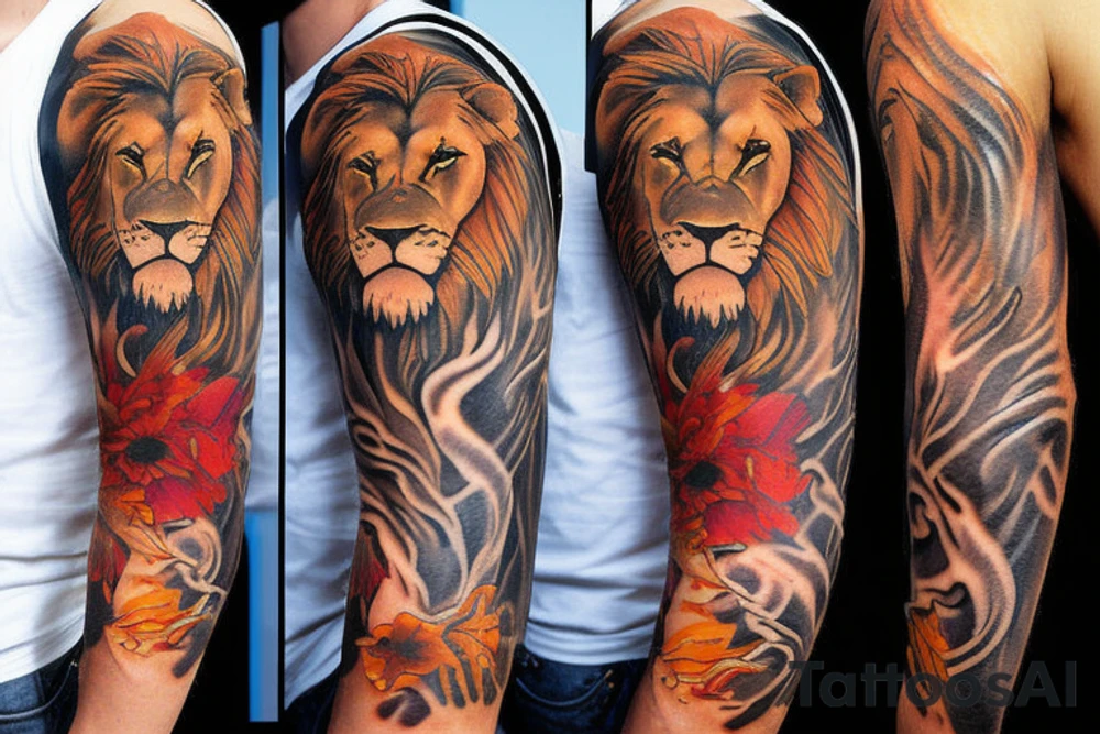 Lion tattoo tattoo idea