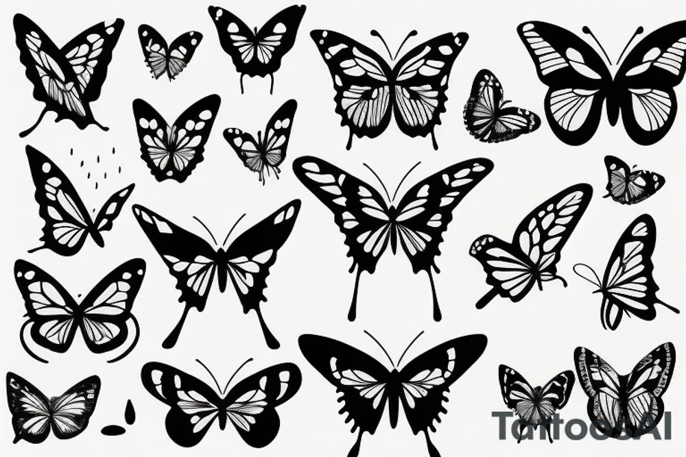 butterfly tattoo idea