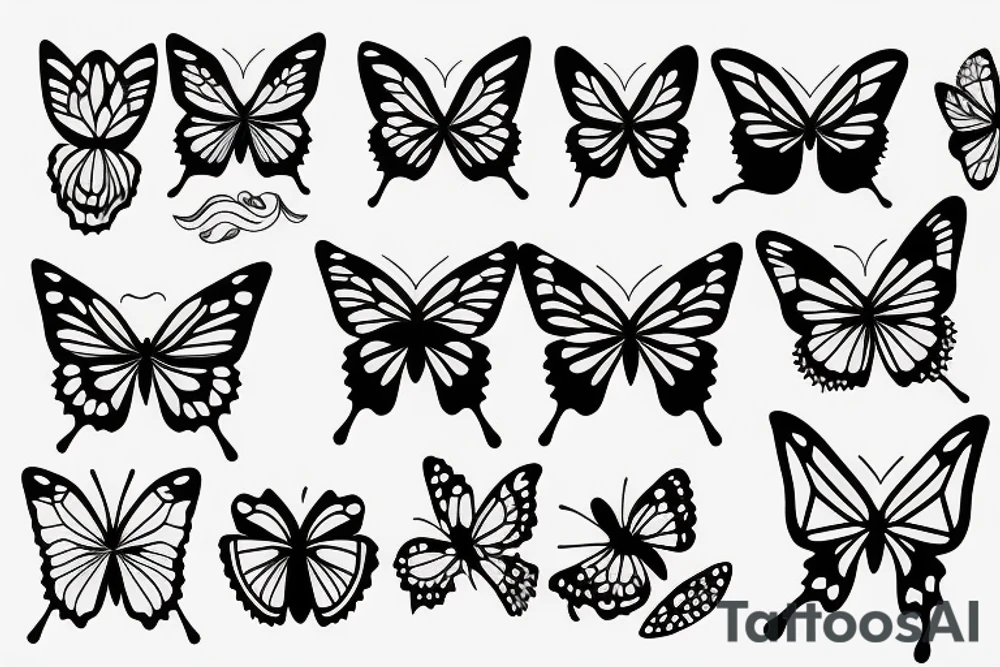 butterfly tattoo idea