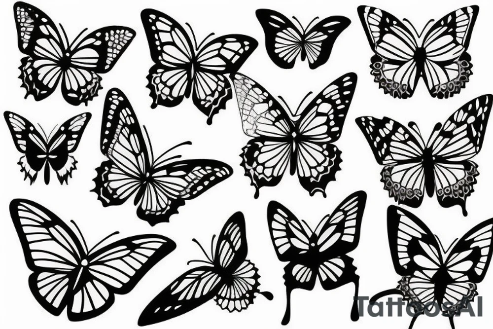butterfly tattoo idea