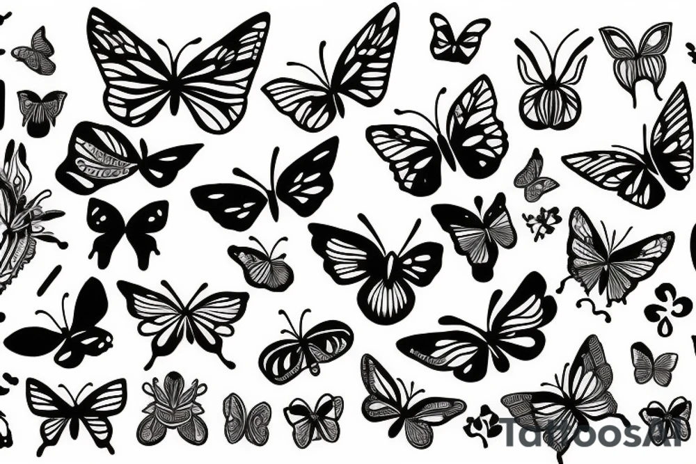 butterfly tattoo idea
