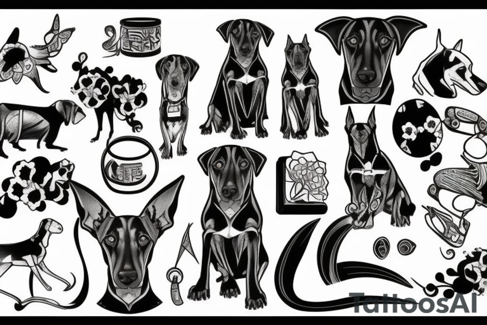 doberman tattoo idea