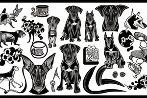 doberman tattoo idea