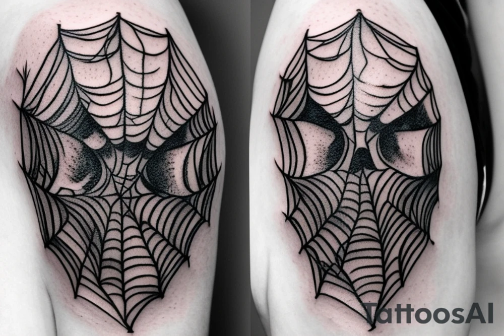 Spiderweb on elbow Skull surrounding with smoke tattoo idea Spiderweb on elbow Skull surrounding with smoke tattoo idea