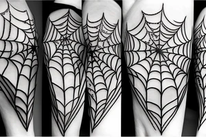 Spiderweb on elbow Skull surrounding with smoke tattoo idea