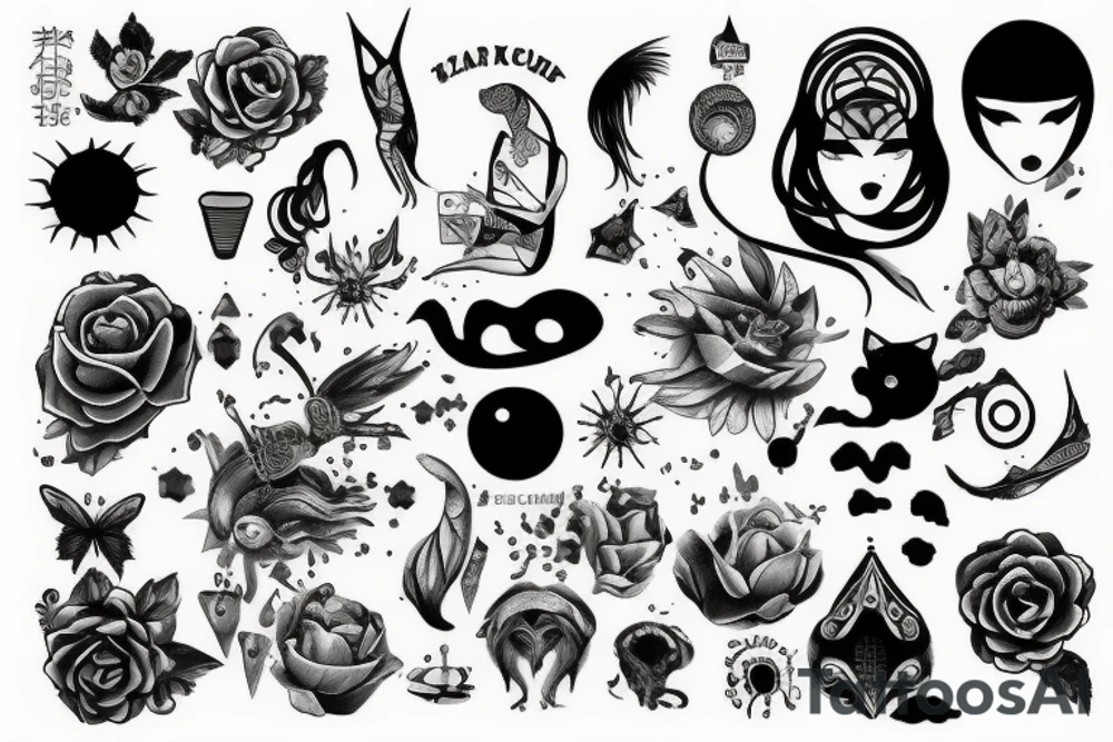 Кот tattoo idea