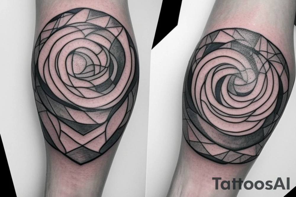 It is a tatoo on left arm. Main think is that is a straight line. But it has different thin size on the end of the main line. Those different thin size pieces are 15 centimeters long tattoo idea