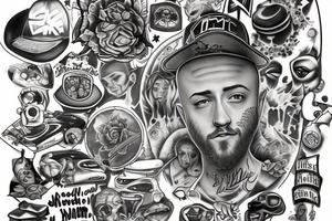 draw me a tattoo in tribute to mac miller tattoo idea