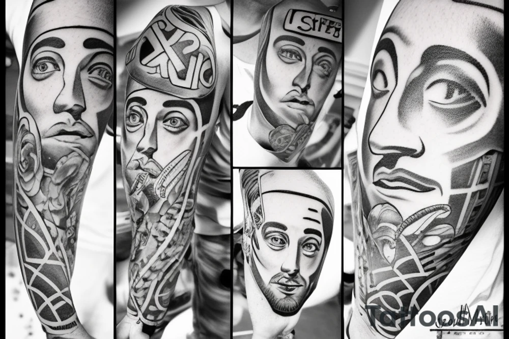 draw me a tattoo in tribute to mac miller tattoo idea