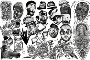 draw me a tattoo in tribute to mac miller tattoo idea