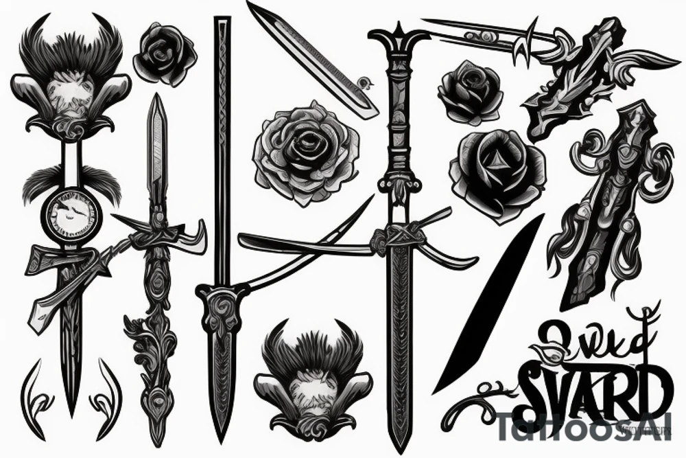 Sword tattoo idea