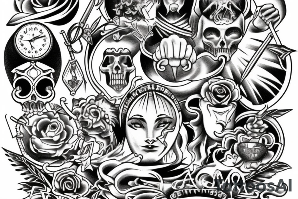 Justitia tattoo idea