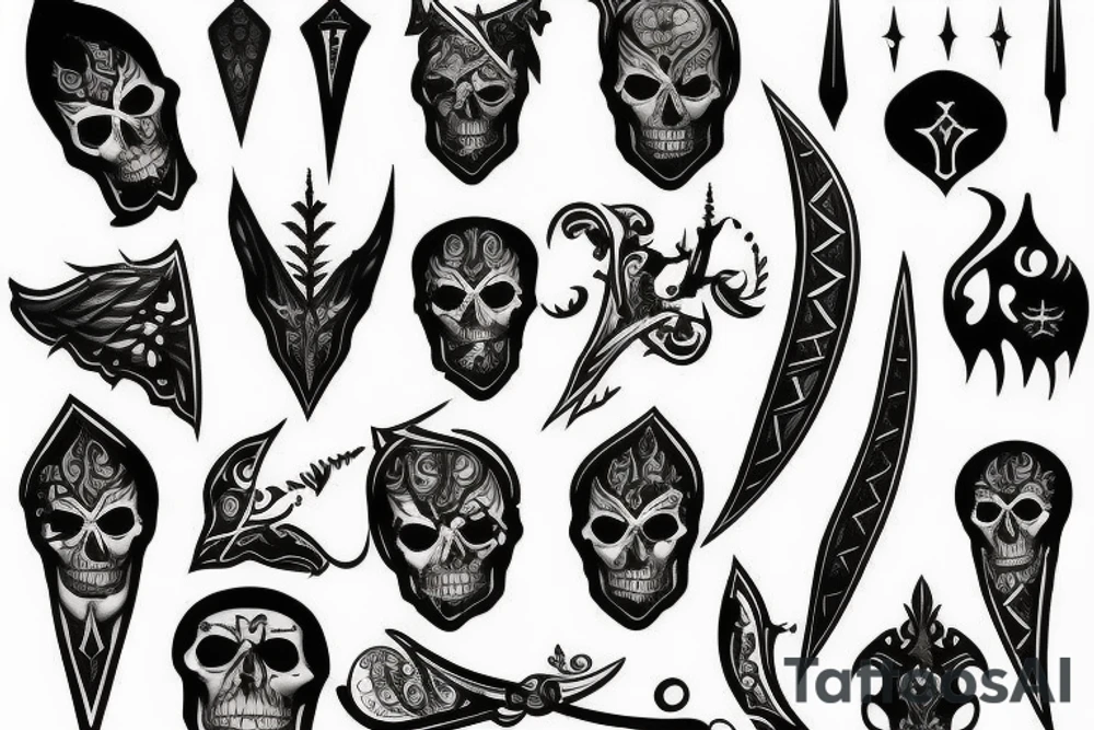 Dagger tattoo idea