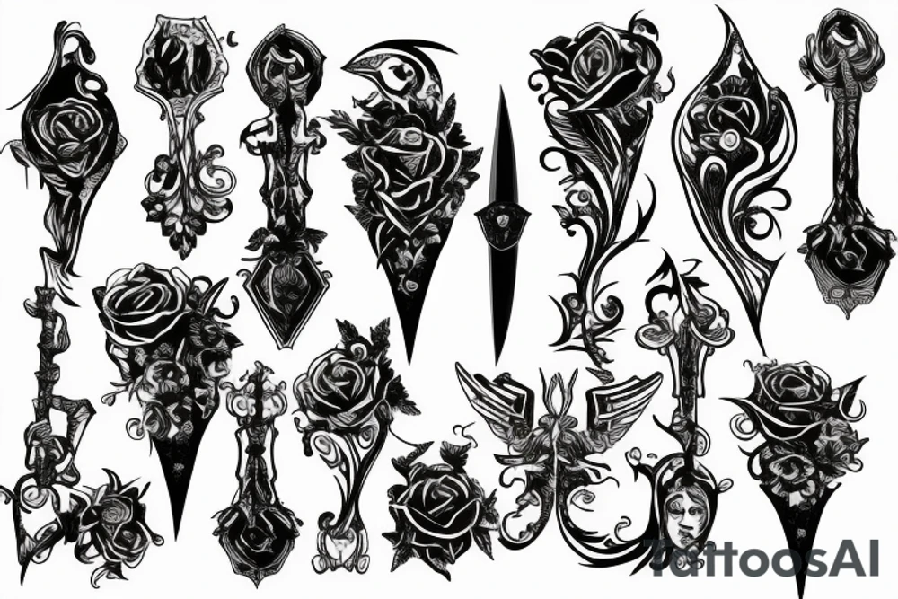 Dagger tattoo idea