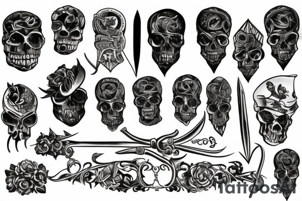Dagger tattoo idea