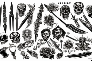 Dagger tattoo idea