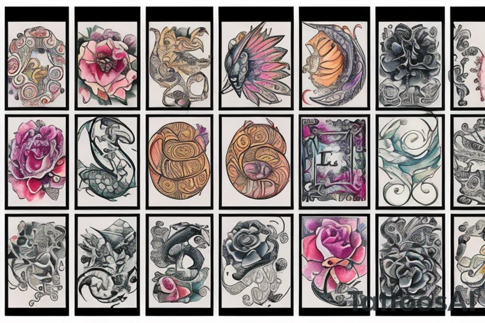 Scales tattoo idea