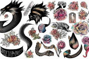 Scale tattoo idea