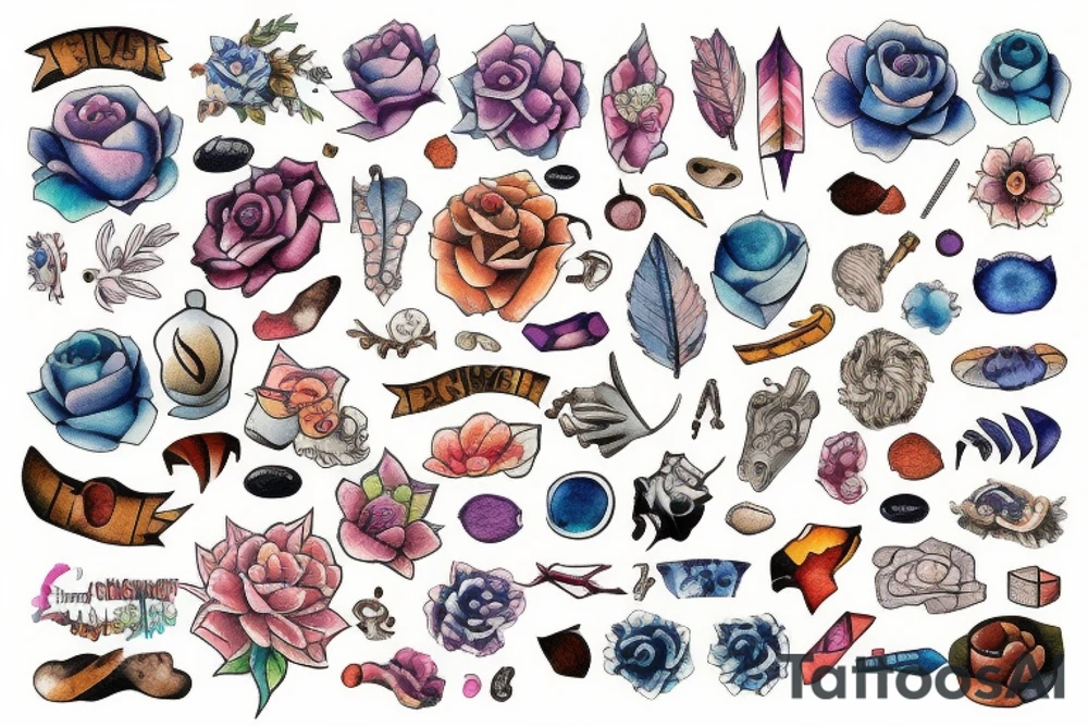Scale tattoo idea
