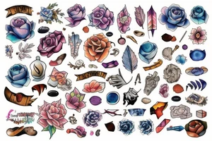 Scale tattoo idea