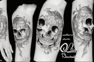 squelette dans scaphandre tattoo idea