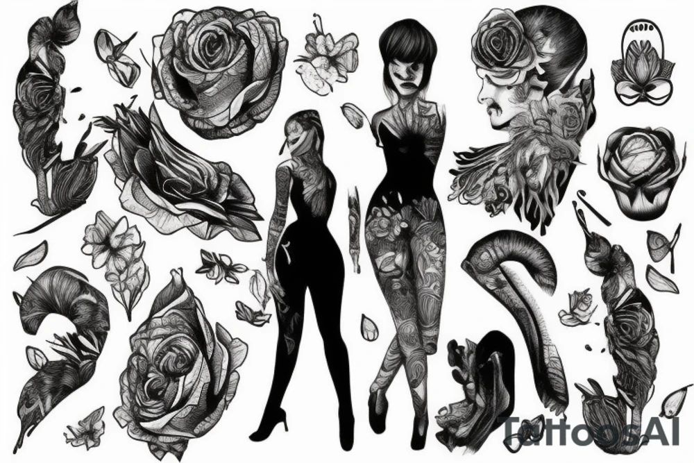 squelette dans scaphandre tattoo idea