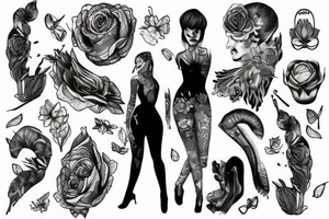 squelette dans scaphandre tattoo idea