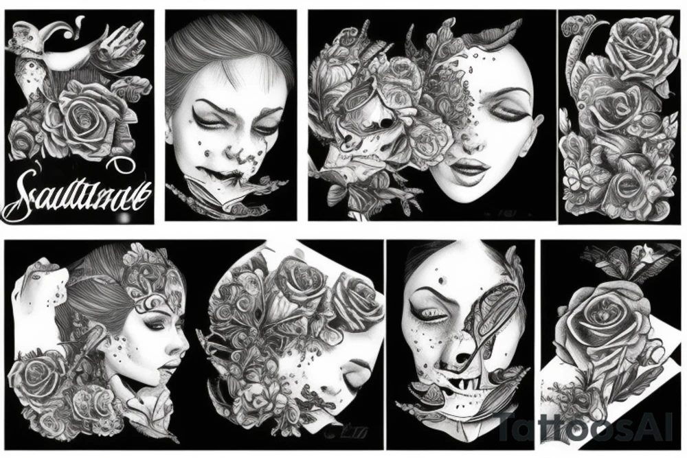 squelette dans scaphandre tattoo idea