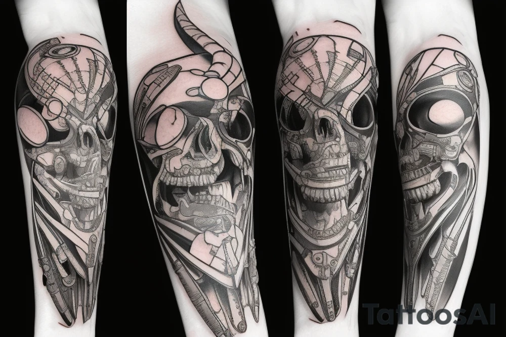 Knife tattoo idea