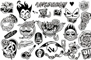 Random stuff tattoo idea
