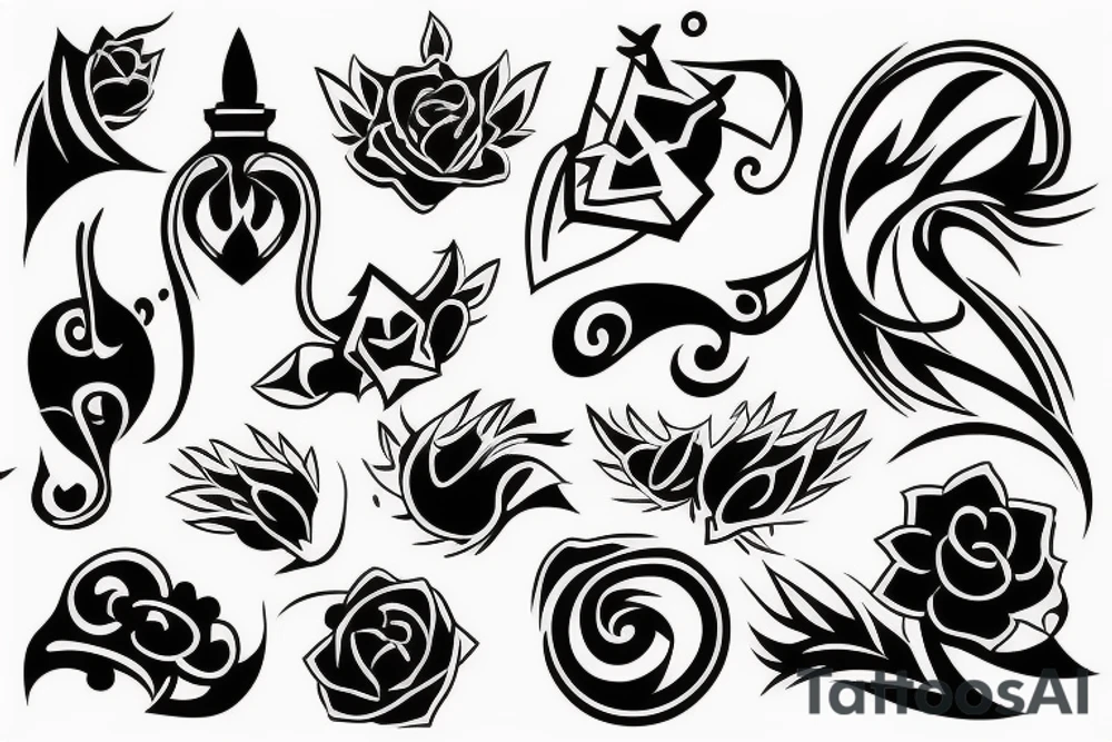 Random stuff tattoo idea