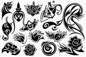 Random stuff tattoo idea