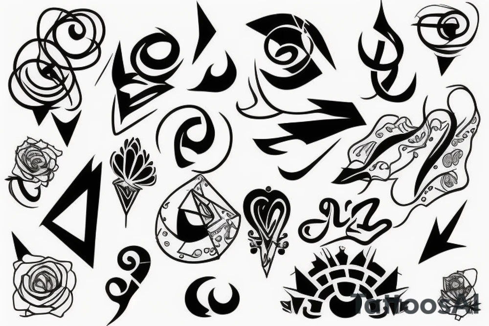 Random stuff tattoo idea