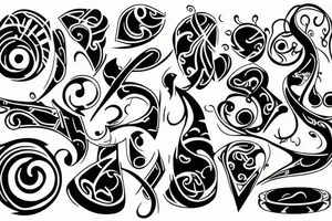 Random stuff tattoo idea