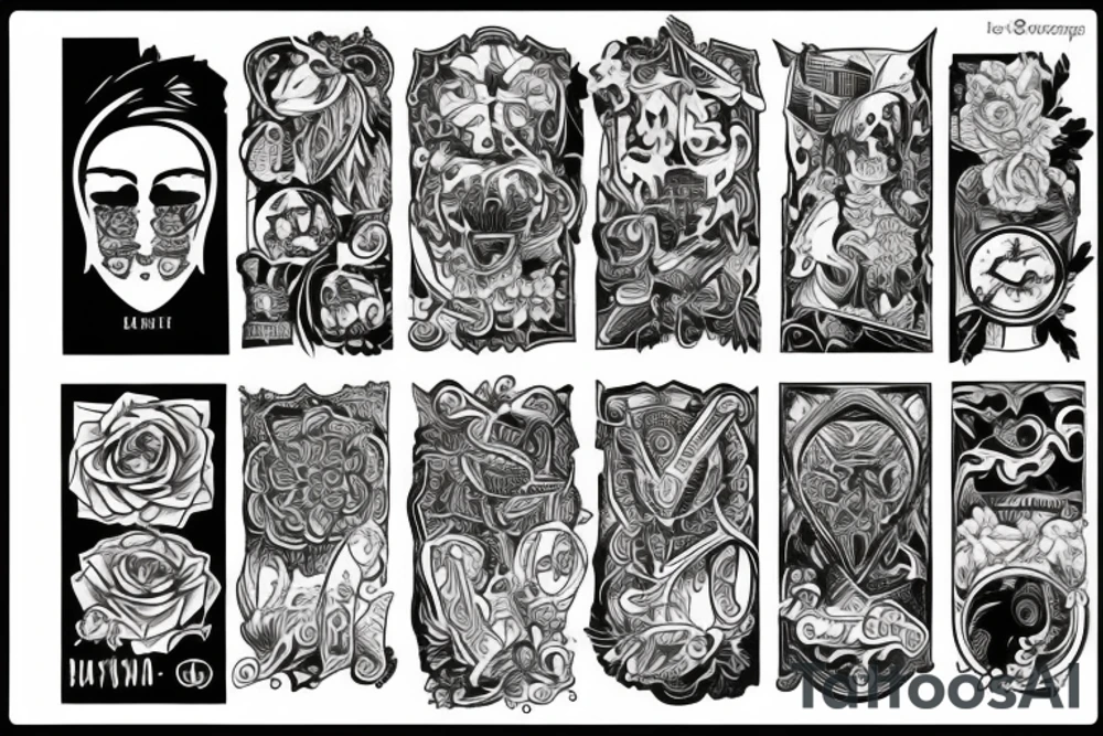 Carte tattoo idea