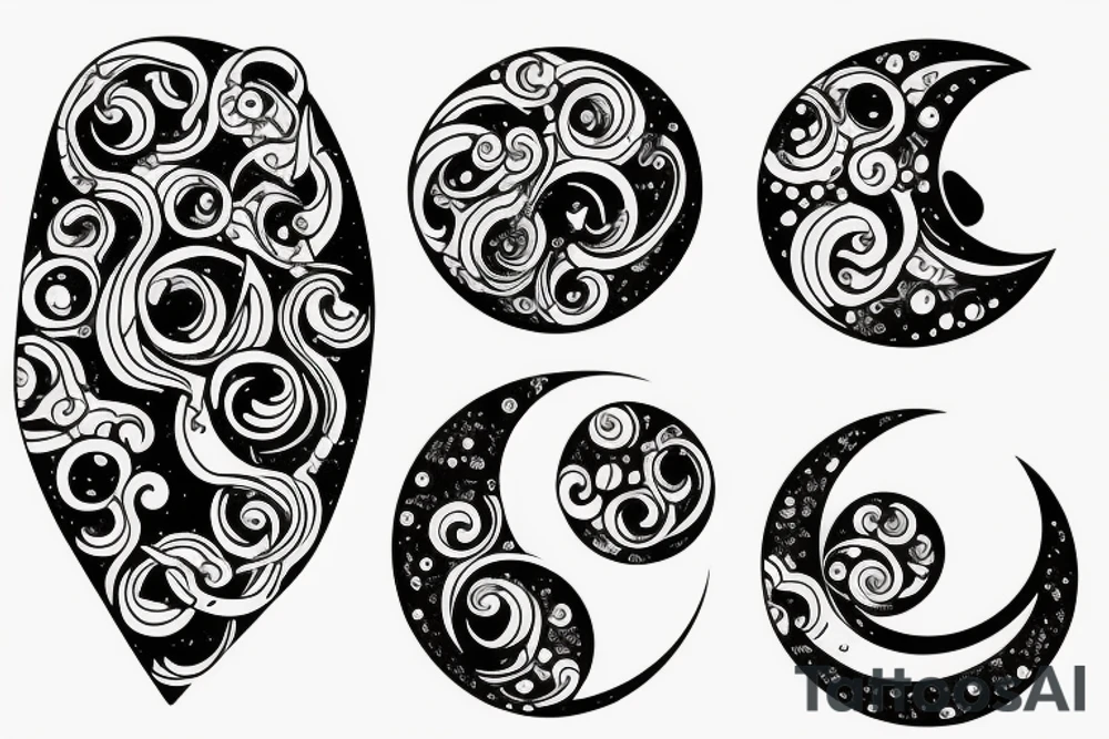 background of the moon in a rectangle tattoo idea background of the moon in a rectangle tattoo idea