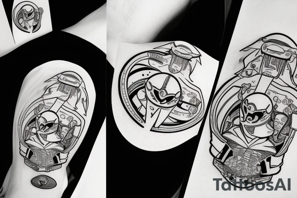 space ranger logo, magnolia, charlotte tattoo idea