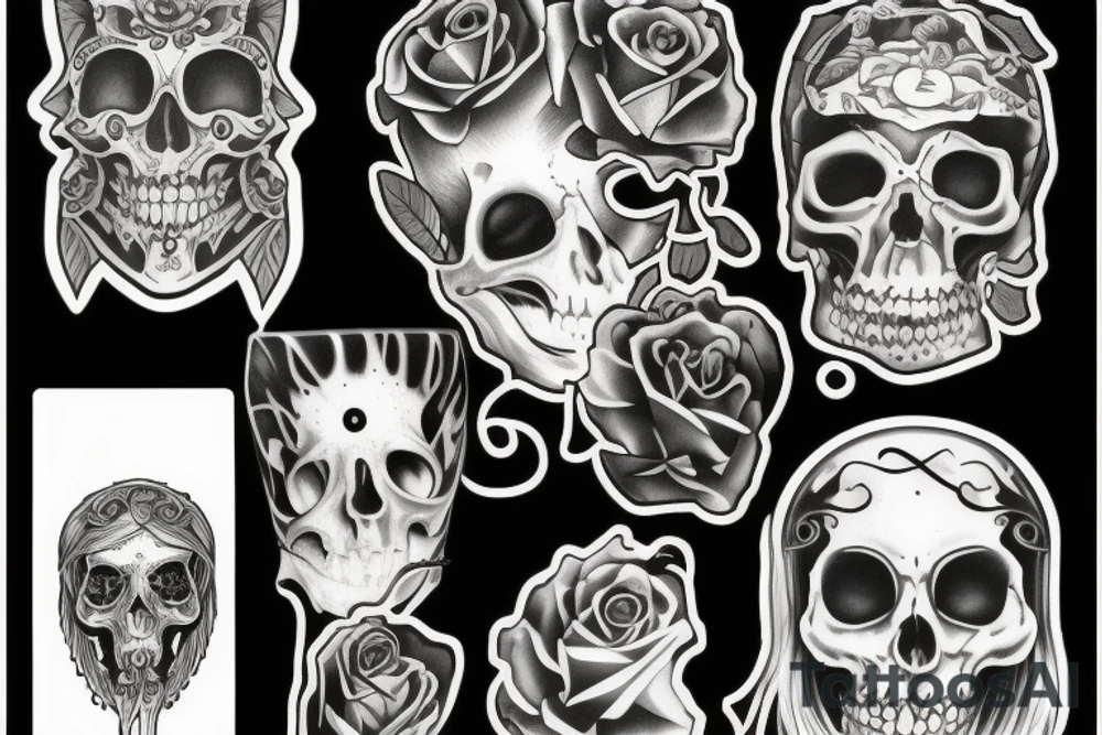 Fête des morts tattoo idea