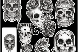 Fête des morts tattoo idea