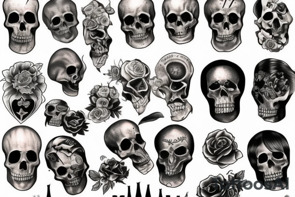 fête des morts+bière tattoo idea