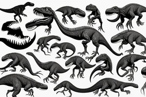 Velociraptor Jurassic park tattoo idea