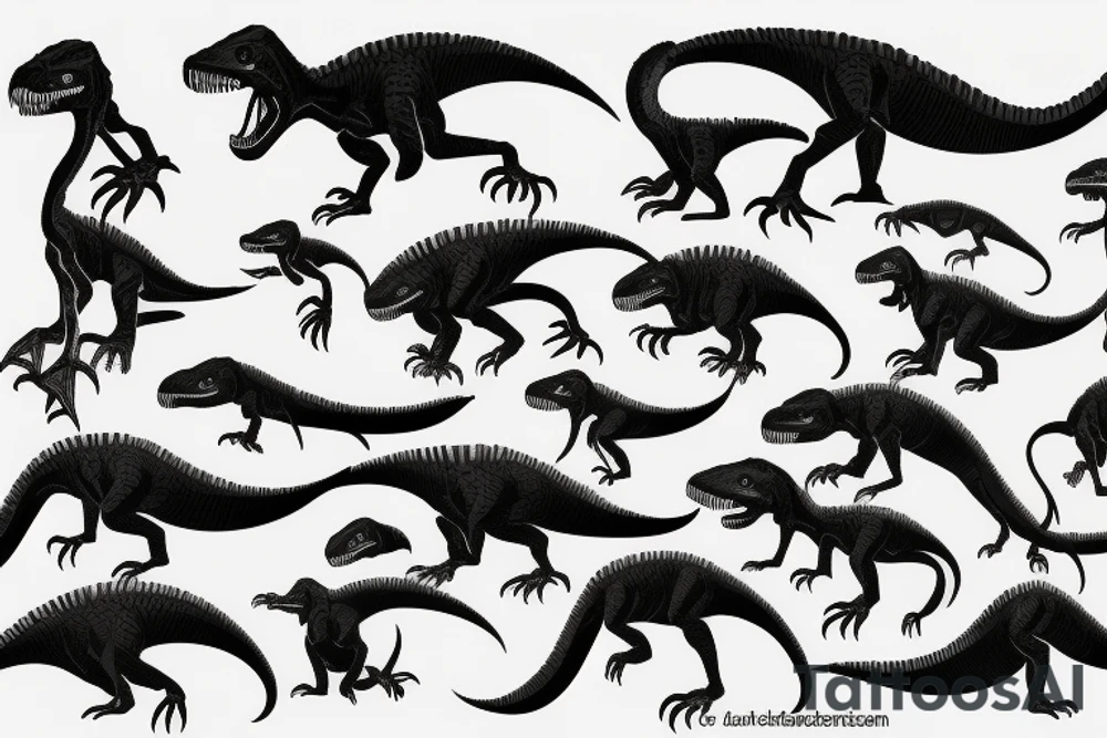 Velociraptor Jurassic park tattoo idea