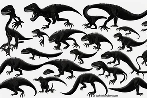 Velociraptor Jurassic park tattoo idea