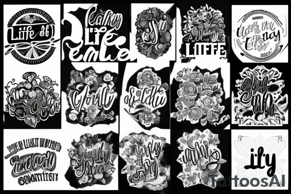 life is not supposed to be easy tattoo idea