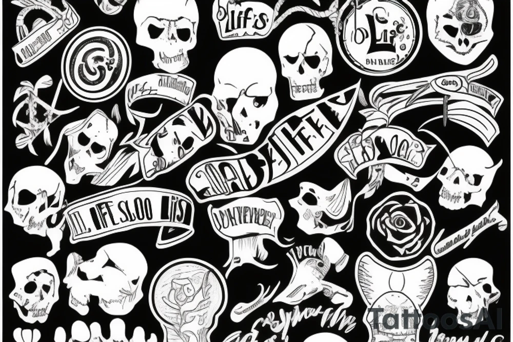 life is not supposed to be easy tattoo idea