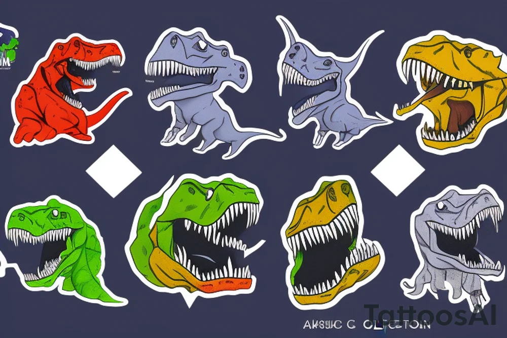T-Rex tattoo idea