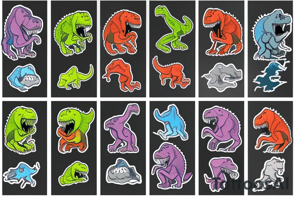 T-Rex tattoo idea