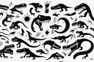 T-Rex tattoo idea