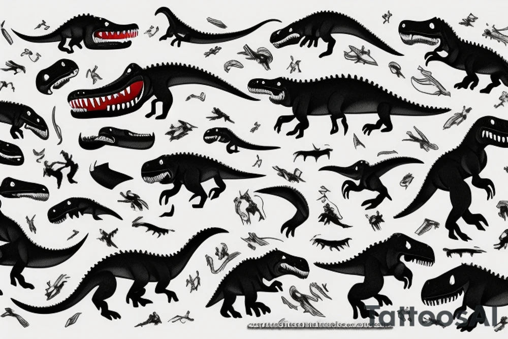 T-Rex tattoo idea