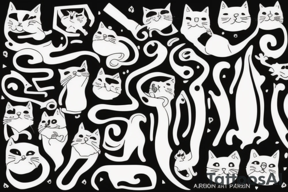 Ak 47 and a cat tattoo idea